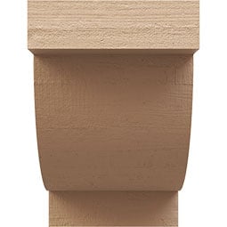 Ekena Millwork - CORURALP - Timberthane Faux Wood Corbel, Alpine Style