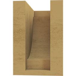 Ekena Millwork - CORURALP - Timberthane Faux Wood Corbel, Alpine Style