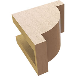 Ekena Millwork - CORURALP - Timberthane Faux Wood Corbel, Alpine Style