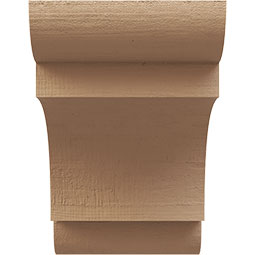 Ekena Millwork - CORURNEB - Timberthane Faux Wood Corbel, New Brighton Style