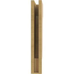 Ekena Millwork - CORUR035X08X24NEWRCPR - Timberthane Faux Wood Corbel, Newport Style, 3 1/2"W x 8"D x 24"H, Primed Tan