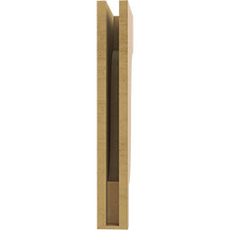 Ekena Millwork - CORUR035X10X26NEWRCPR - Timberthane Faux Wood Corbel, Newport Style, 3 1/2"W x 10"D x 26"H, Primed Tan