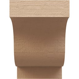 Ekena Millwork - CORURNEW - Timberthane Faux Wood Corbel, Newport Style