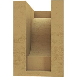Ekena Millwork - CORURNEW - Timberthane Faux Wood Corbel, Newport Style
