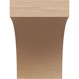 Ekena Millwork - CORURHUN - Timberthane Faux Wood Corbel, Huntington Style