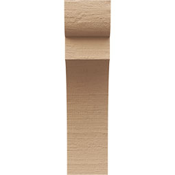 Ekena Millwork - CORUR035X06X14YORRCPR - Timberthane Faux Wood Corbel, Yorktown Style, 3 1/2"W x 6"D x 14"H, Primed Tan