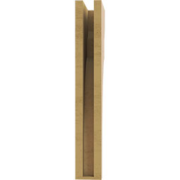 Ekena Millwork - CORUR035X08X24YORRCPR - Timberthane Faux Wood Corbel, Yorktown Style, 3 1/2"W x 8"D x 24"H, Primed Tan