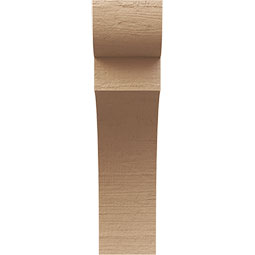 Ekena Millwork - CORUR035X10X14YORRCPR - Timberthane Faux Wood Corbel, Yorktown Style, 3 1/2"W x 10"D x 14"H, Primed Tan