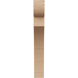 Ekena Millwork - CORUR035X10X26YORRCPR - Timberthane Faux Wood Corbel, Yorktown Style, 3 1/2"W x 10"D x 26"H, Primed Tan