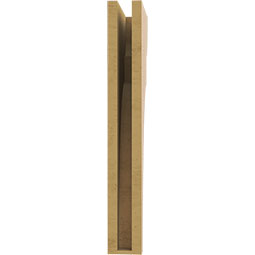 Ekena Millwork - CORUR035X10X26YORRCPR - Timberthane Faux Wood Corbel, Yorktown Style, 3 1/2"W x 10"D x 26"H, Primed Tan