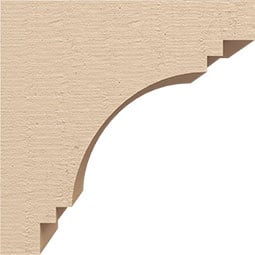 Ekena Millwork - CORURPEC - Timberthane Faux Wood Corbel, Pescadero Style