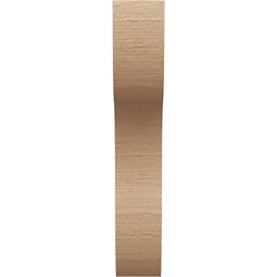 Ekena Millwork - CORUR035X08X20CARRCPR - Timberthane Faux Wood Corbel, Carmel Style, 3 1/2"W x 8"D x 20"H, Primed Tan