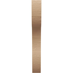 Ekena Millwork - CORUR035X12X28CARRCPR - Timberthane Faux Wood Corbel, Carmel Style, 3 1/2"W x 12"D x 28"H, Primed Tan