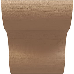 Ekena Millwork - CORUR055X06X06CARRCPR - Timberthane Faux Wood Corbel, Carmel Style, 5 1/2"W x 6"D x 6"H, Primed Tan