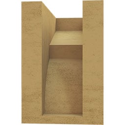 Ekena Millwork - CORURMON - Timberthane Faux Wood Corbel, Monterey Style