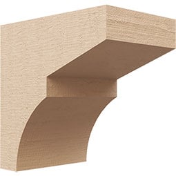 Ekena Millwork - CORURMON - Timberthane Faux Wood Corbel, Monterey Style