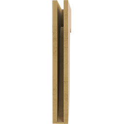Ekena Millwork - CORUR035X12X28DELRCPR - Timberthane Faux Wood Corbel, Del Monte Style, 3 1/2"W x 12"D x 28"H, Primed Tan