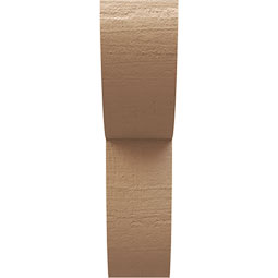Ekena Millwork - CORUR035X10X14CRERCPR - Timberthane Faux Wood Corbel, Crestline Style, 3 1/2"W x 10"D x 14"H, Primed Tan