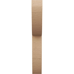 Ekena Millwork - CORUR035X10X26CRERCPR - Timberthane Faux Wood Corbel, Crestline Style, 3 1/2"W x 10"D x 26"H, Primed Tan