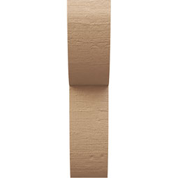 Ekena Millwork - CORUR055X10X22CRERCPR - Timberthane Faux Wood Corbel, Crestline Style, 5 1/2"W x 10"D x 22"H, Primed Tan