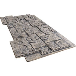 Ekena Millwork - PNU24X48CR - EverStone Castle Rock Faux Stone Panel, 49"W x 24 1/2"H x 1 1/4"D