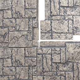 Ekena Millwork - PNU24X48CR - EverStone Castle Rock Faux Stone Panel, 49"W x 24 1/2"H x 1 1/4"D