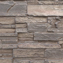 Ekena Millwork - PNU24X48CA - EverStone Cascade Faux Stone Panel, 48 5/8"W x 24 3/4"H x 1 1/4"D