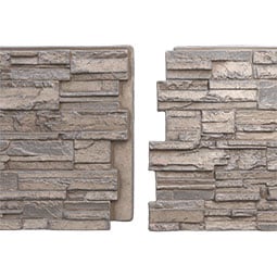 Ekena Millwork - PNU24X48CA - EverStone Cascade Faux Stone Panel, 48 5/8"W x 24 3/4"H x 1 1/4"D