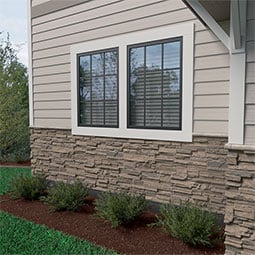 Ekena Millwork - PNU24X48CA - EverStone Cascade Faux Stone Panel, 48 5/8"W x 24 3/4"H x 1 1/4"D