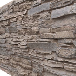Ekena Millwork - PNU24X48CN - EverStone Canyon Ridge Faux Stone Panel, 45 3/4"W x 24 1/2"H x 1 1/4"D