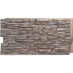 Ekena Millwork - PNU24X48CN - EverStone Canyon Ridge Faux Stone Panel, 45 3/4"W x 24 1/2"H x 1 1/4"D
