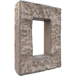 Ekena Millwork - PNUEC04X08 - Universal Electrical Cover for EverStone Faux Stone Siding Panels, 4"W x 3"D x 7 7/8"H