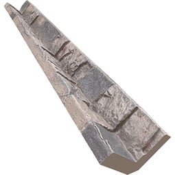 Ekena Millwork - PNUIC03X48 - Universal Inside Corner for EverStone Faux Stone Siding Panels, 3"W x 3"D x 48"H