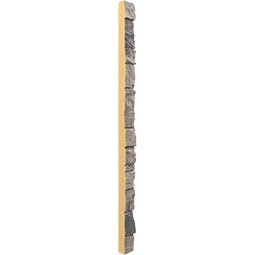 Ekena Millwork - PNUOC03X48 - Universal Outside Corner for EverStone Faux Stone Siding Panels, 3"W x 3"D x 48"H