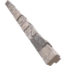 Ekena Millwork - PNUOC03X48 - Universal Outside Corner for EverStone Faux Stone Siding Panels, 3"W x 3"D x 48"H