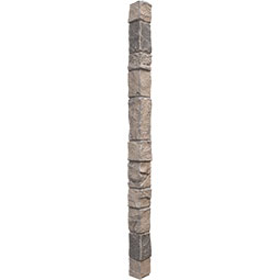 Ekena Millwork - PNUOC03X48 - Universal Outside Corner for EverStone Faux Stone Siding Panels, 3"W x 3"D x 48"H
