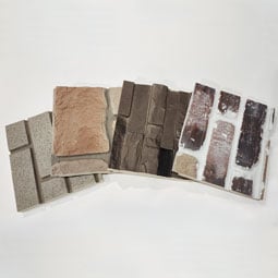 Ekena Millwork - PNUCA-SAMPLE - 9"W x 8"H Cascade Stacked Stone, EverStone Faux Stone Siding Panel
