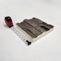 Ekena Millwork - PNUCA-SAMPLE - 9"W x 8"H Cascade Stacked Stone, EverStone Faux Stone Siding Panel