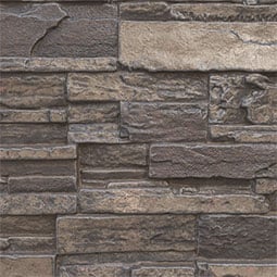 Ekena Millwork - PNUCA-SAMPLE - 9"W x 8"H Cascade Stacked Stone, EverStone Faux Stone Siding Panel