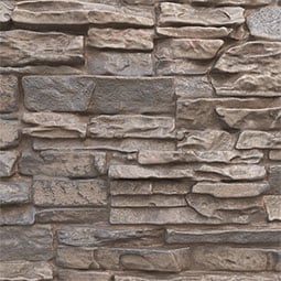 Ekena Millwork - PNUCN-SAMPLE - 9"W x 8"H Canyon Ridge Stacked Stone, EverStone Faux Stone Siding Panel