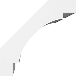 Ekena Millwork - BRCPMRC_P - Merced Architectural Grade PVC Knee Brace