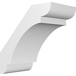 Ekena Millwork - BRCPOLY_P - Olympic Architectural Grade PVC Knee Brace