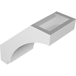 Ekena Millwork - BRCPIMP_P - Imperial Architectural Grade PVC Knee Brace