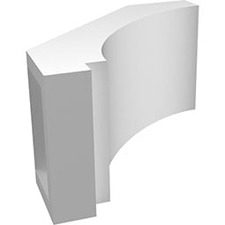 Ekena Millwork - BRCPIMP_P - Imperial Architectural Grade PVC Knee Brace