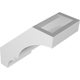 Ekena Millwork - BRCPBOA_P - Balboa Architectural Grade PVC Knee Brace