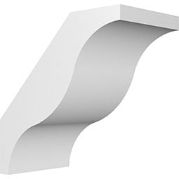 Ekena Millwork - BRCPFST_P - Funston Architectural Grade PVC Knee Brace