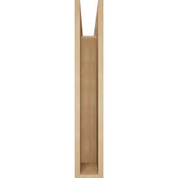 Ekena Millwork - BKTUR055X26X34BOA05RCPR - Timberthane Faux Wood Balboa Style Bracket, Block Ends, 5 1/2"W x 26"D x 34"H, Primed Tan