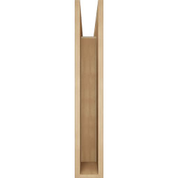 Ekena Millwork - BKTUR055X30X34BOA05RCPR - Timberthane Faux Wood Balboa Style Bracket, Block Ends, 5 1/2"W x 30"D x 34"H, Primed Tan