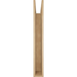 Ekena Millwork - BKTUR055X36X42BOA05RCPR - Timberthane Faux Wood Balboa Style Bracket, Block Ends, 5 1/2"W x 36"D x 42"H, Primed Tan