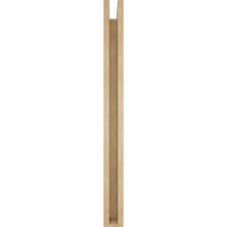 Ekena Millwork - BKTUR0352X32X40BOA05RCPR - Timberthane Faux Wood Balboa Style Bracket w/ Offset Brace, Block Ends, 3 1/2"W x 32"D x 40"H, Primed Tan